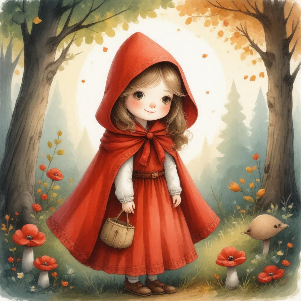 AI-created image of Little Red series