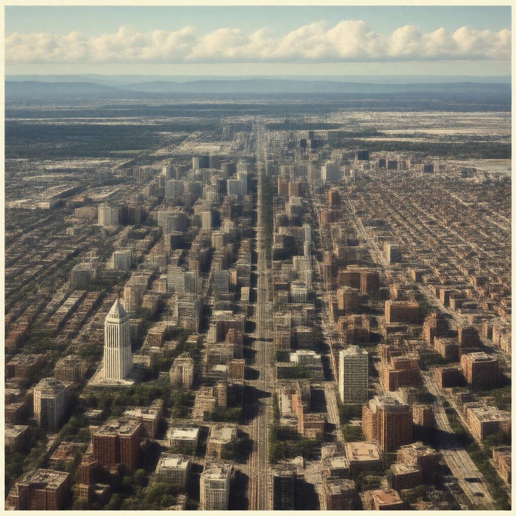 AI-created image of Little Rock-North Little Rock-Conway metropolitan area