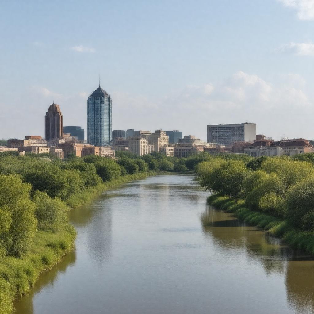 AI-created image of Little Rock, Arkansas, United States