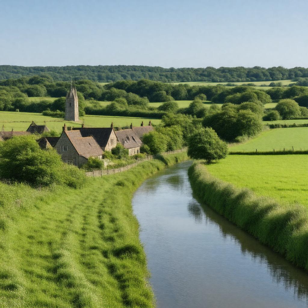 AI-created image of Little Shelford
