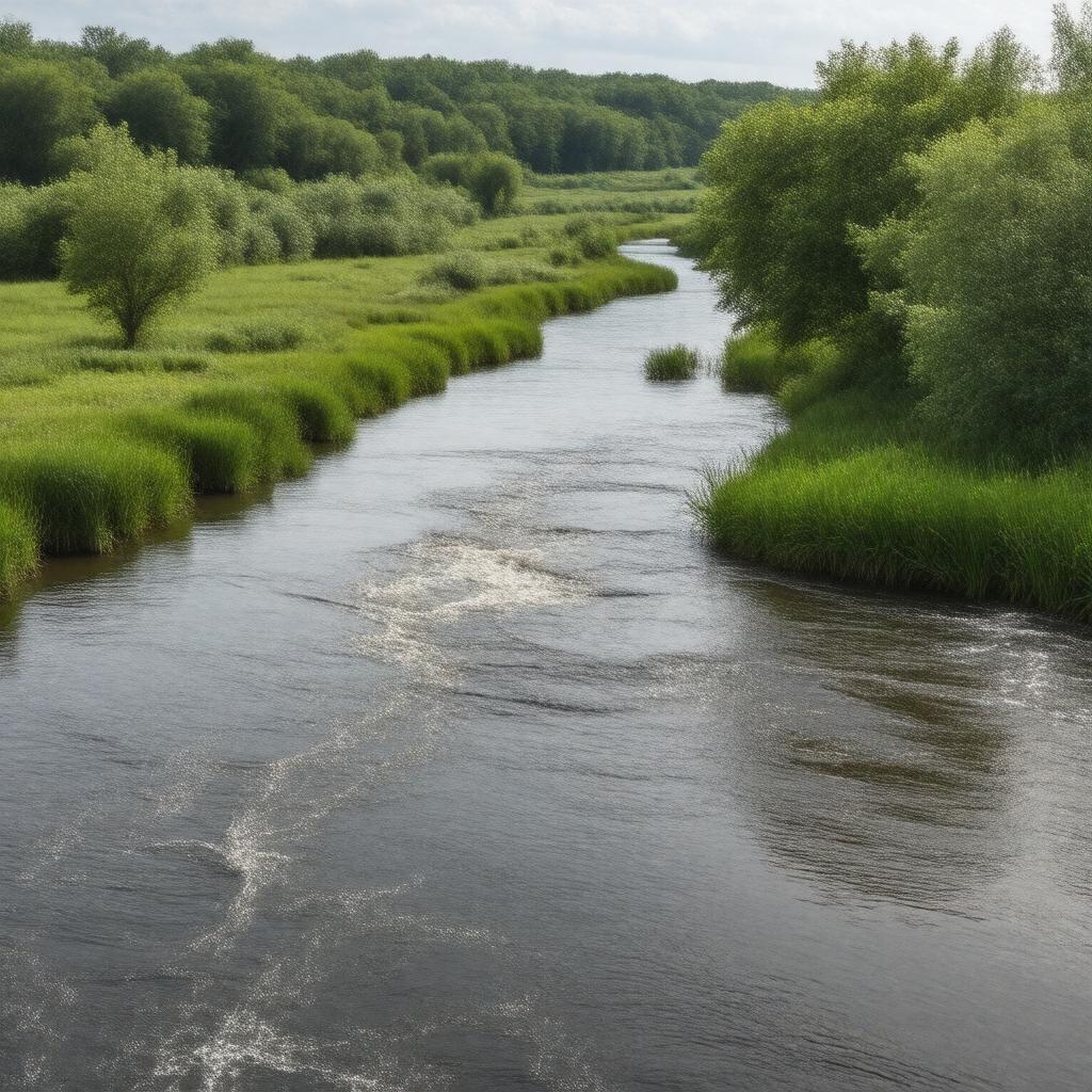 AI-created image of Little Sioux River