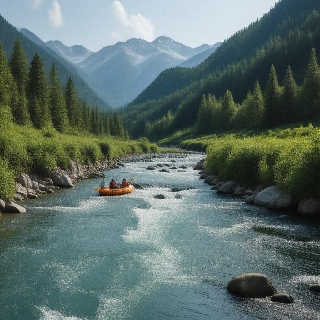 AI-created image of Little Snake River