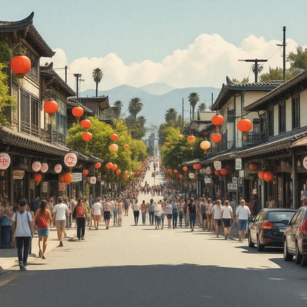 AI-created image of Little Tokyo