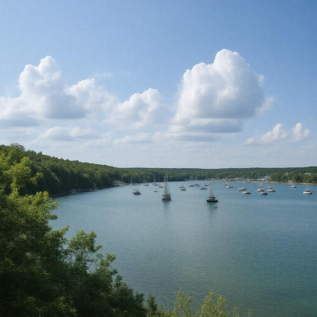 AI-created image of Little Traverse Bay