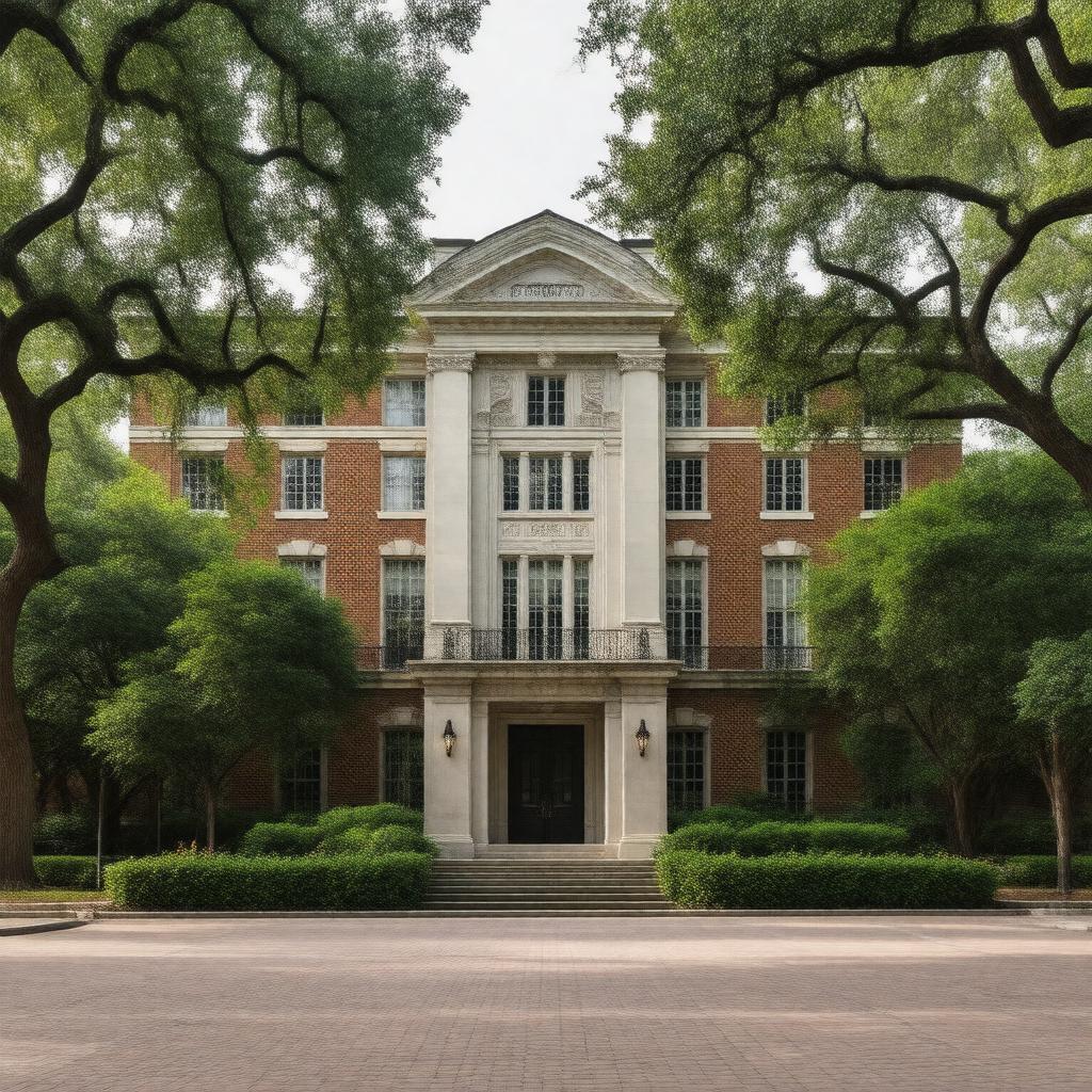 AI-created image of Littlefield Hall