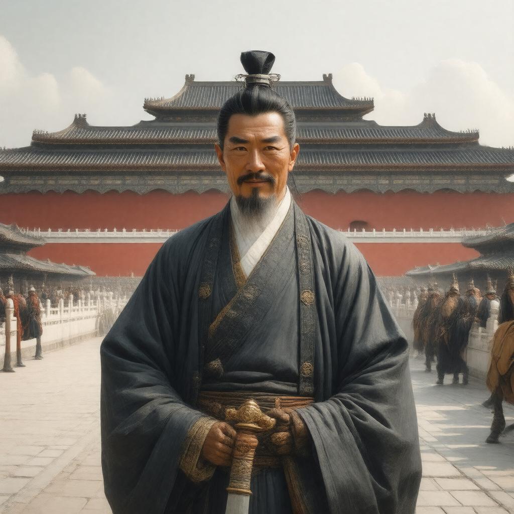 AI-created image of Liu Bang