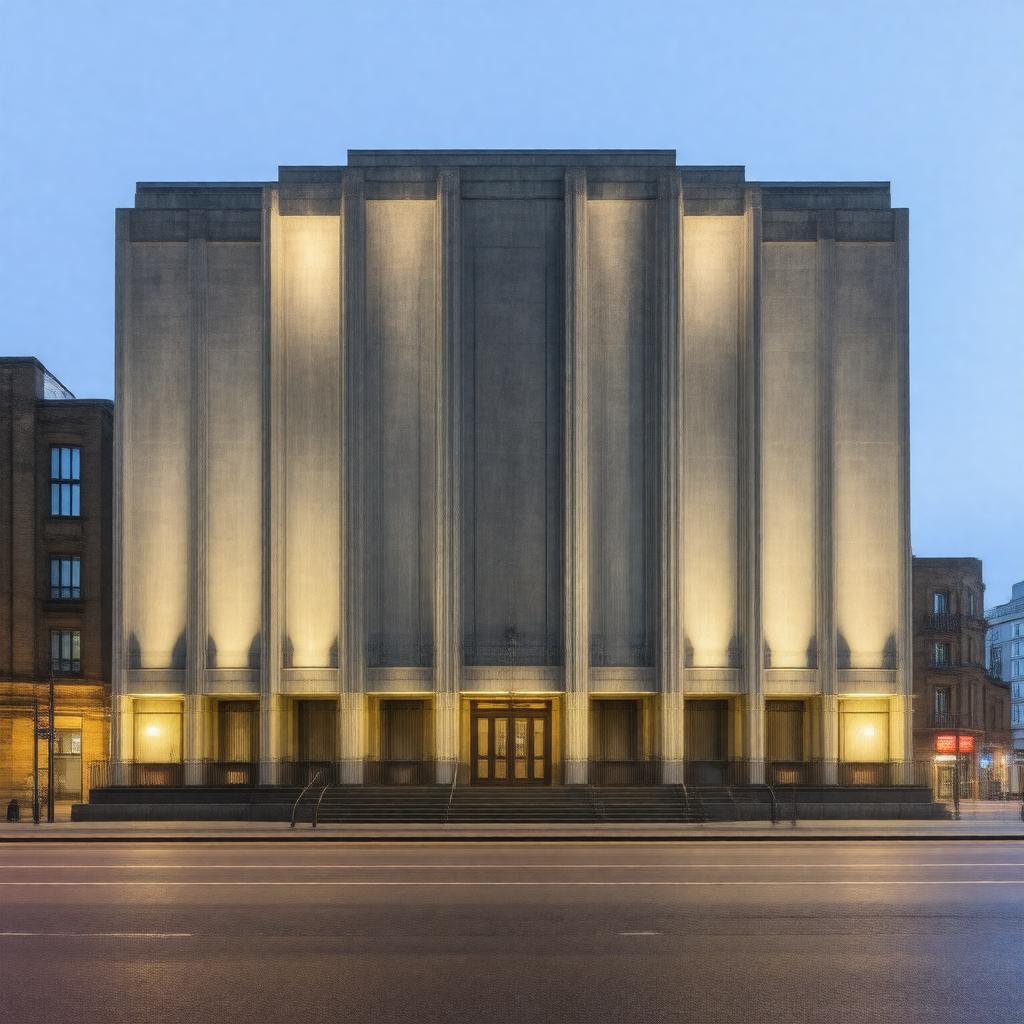Click to view larger image AI-created image of Liverpool Philharmonic Hall