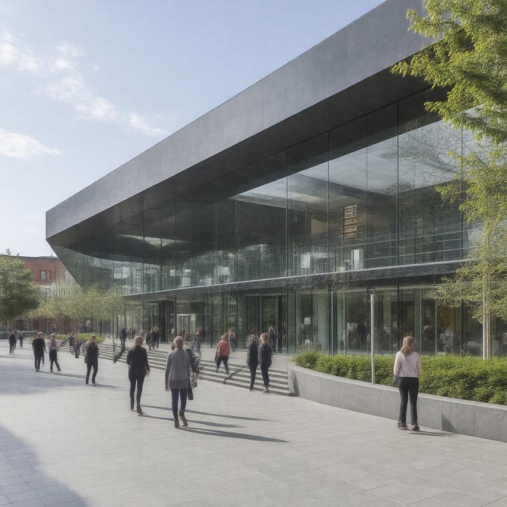 Click to view larger image AI-created image of Liverpool Science Park