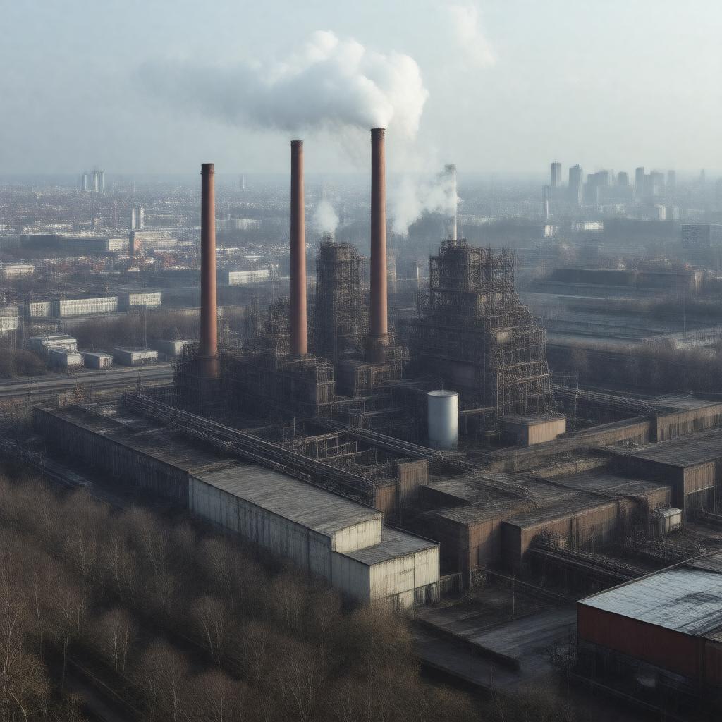 AI-created image of Liverpool Steelworks