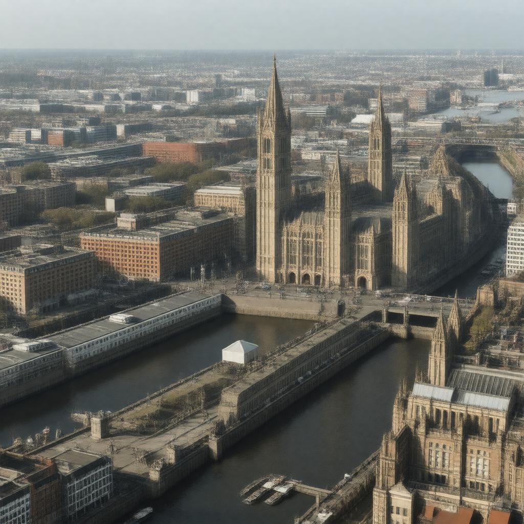 AI-created image of Liverpool, UK