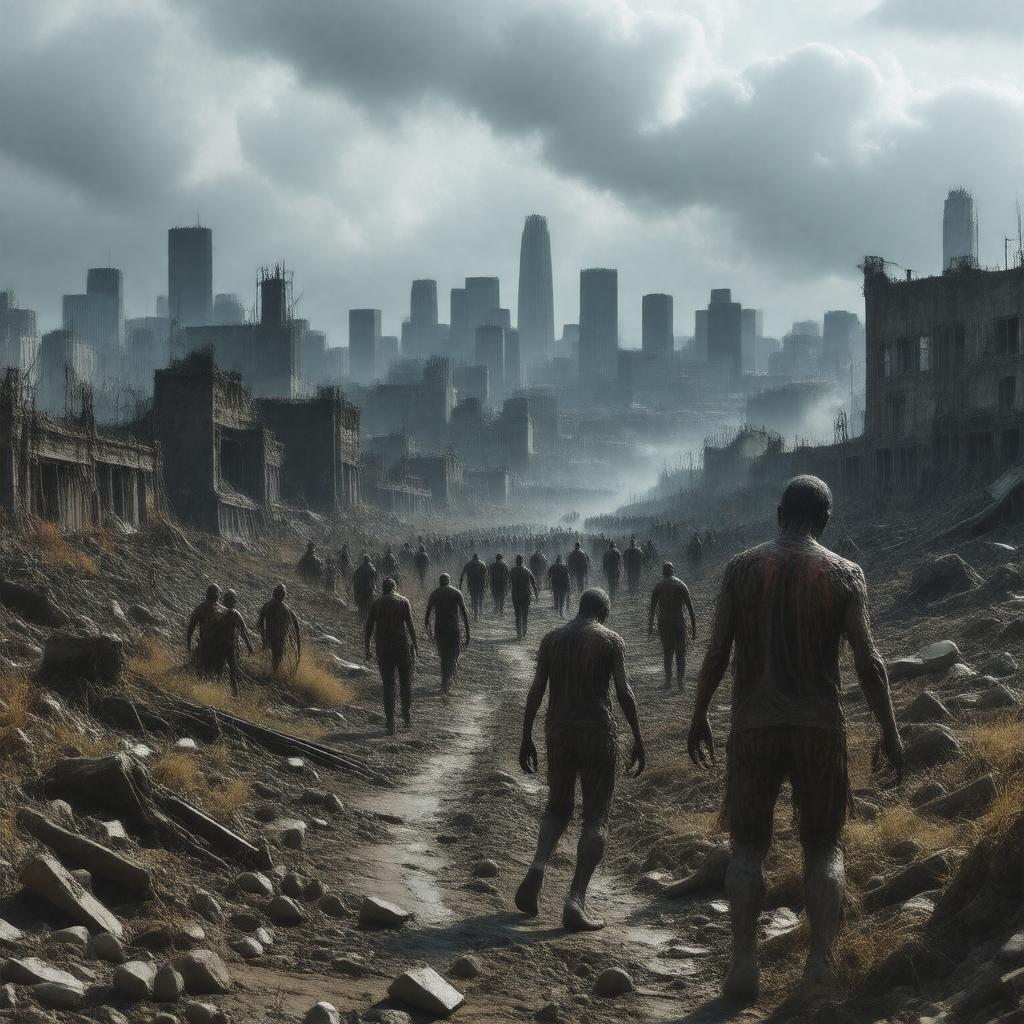 AI-created image of Living Dead series