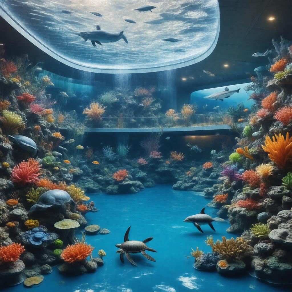 Click to view larger image AI-created image of Living Seas