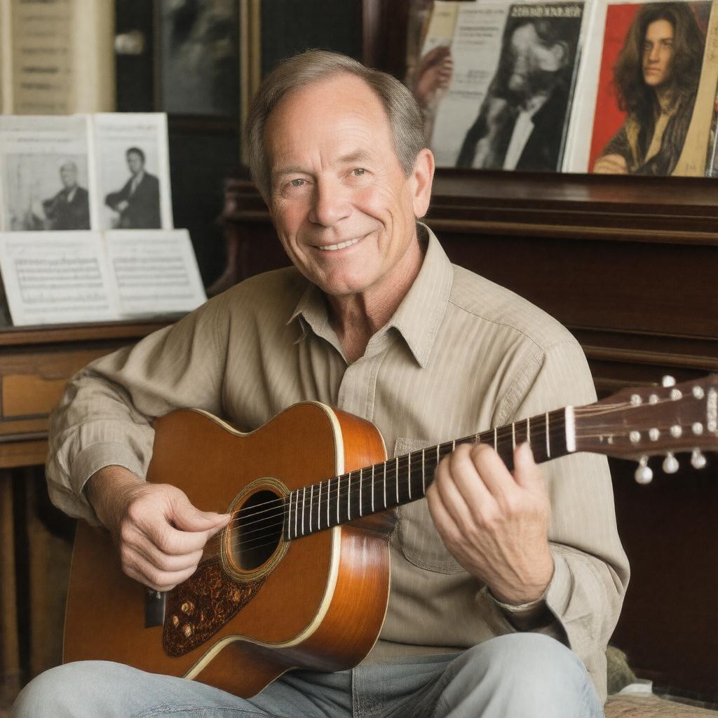AI-created image of Livingston Taylor