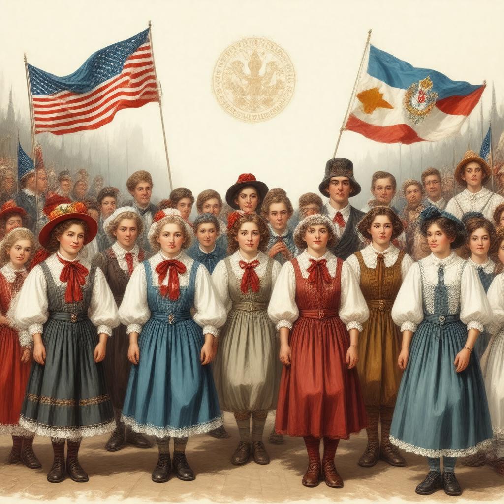 AI-created image of Livonian Americans