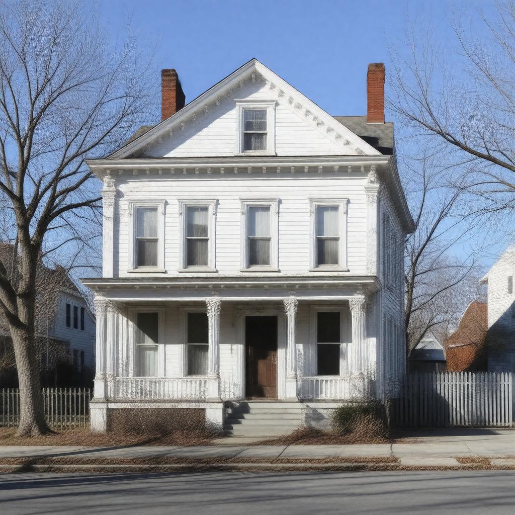 AI-created image of Lizzie Borden House