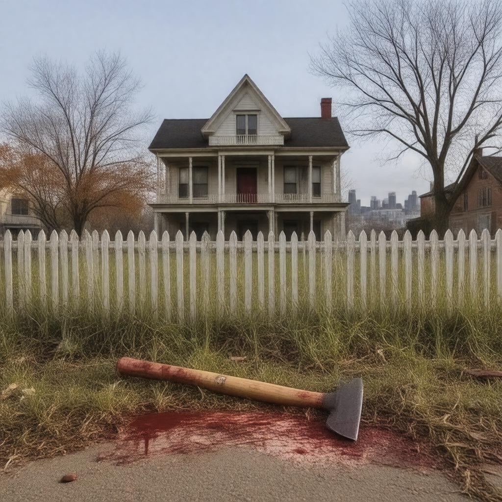 Click to view larger image AI-created image of Lizzie Borden case