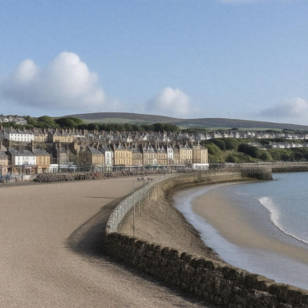 AI-created image of Llandudno