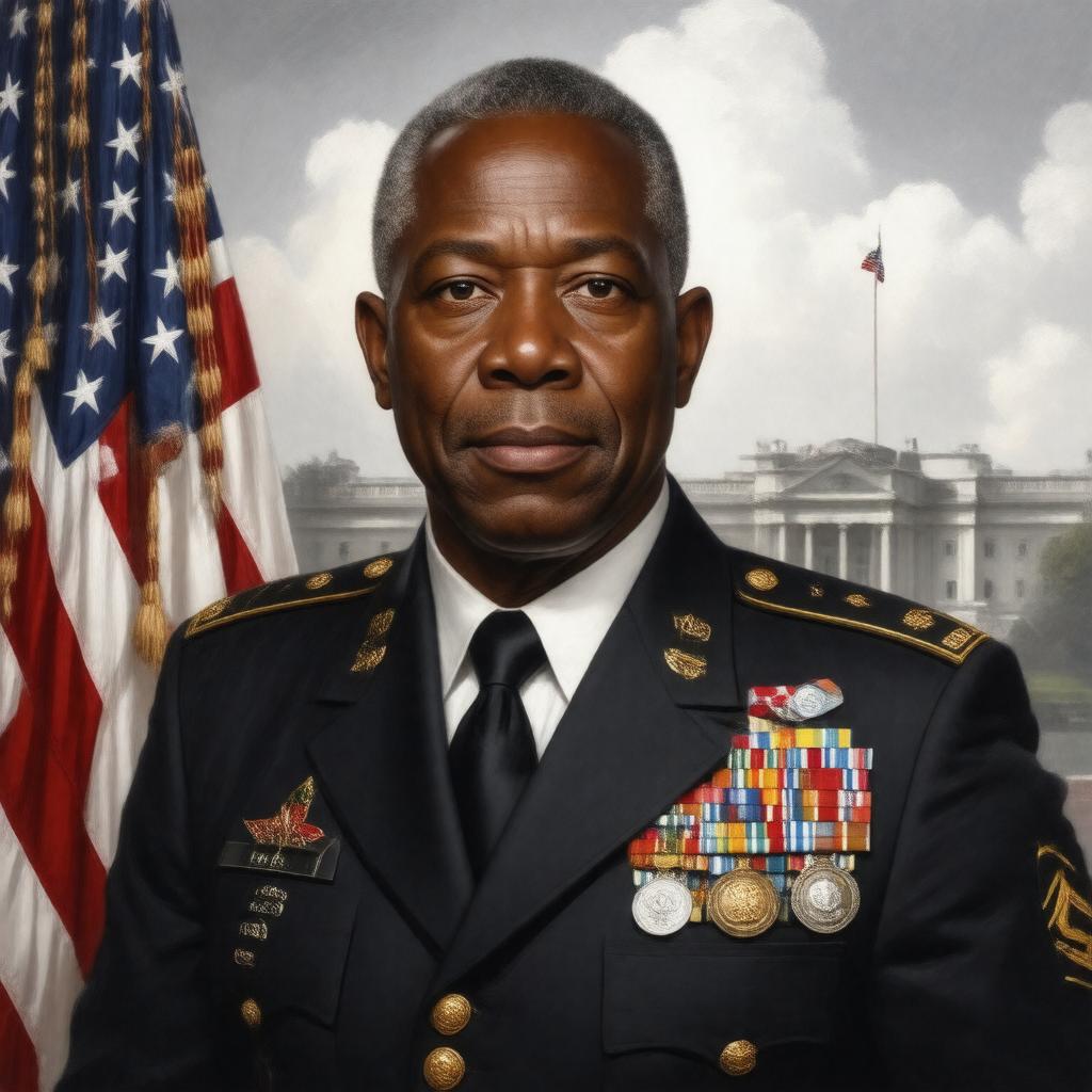 AI-created image of Lloyd J. Austin III