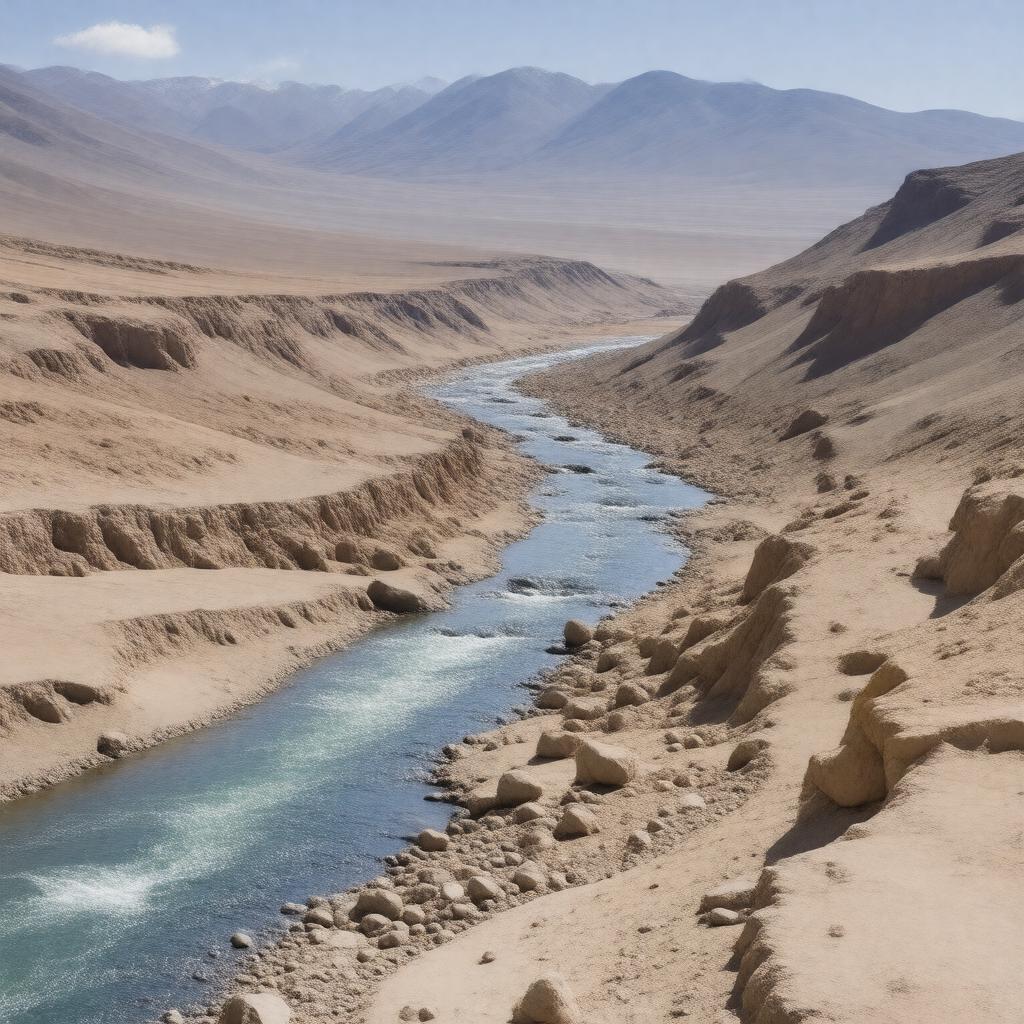 AI-created image of Loa River