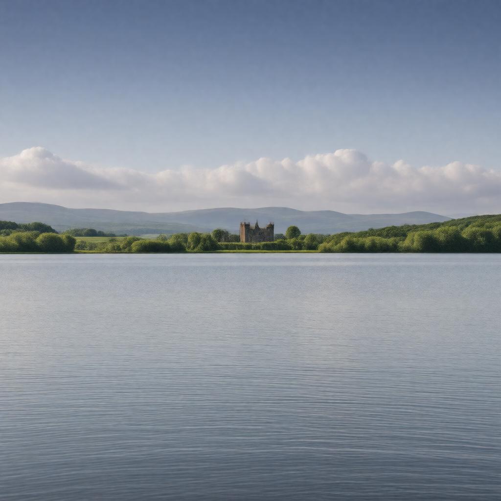 AI-created image of Loch Leven