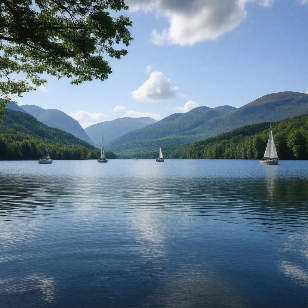 AI-created image of Loch Lomond