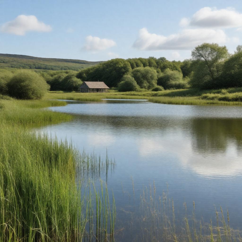 AI-created image of Loch of Kinnordy