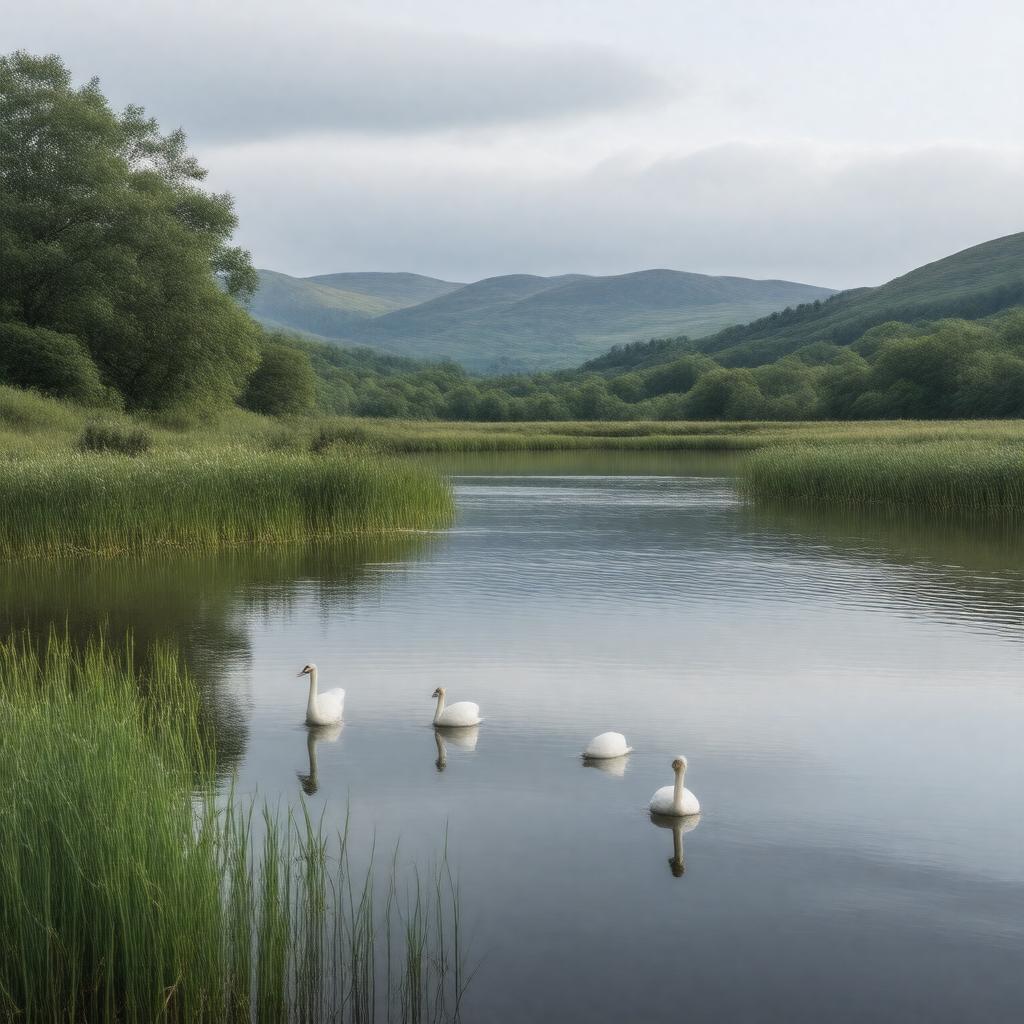 AI-created image of Loch of Strathbeg