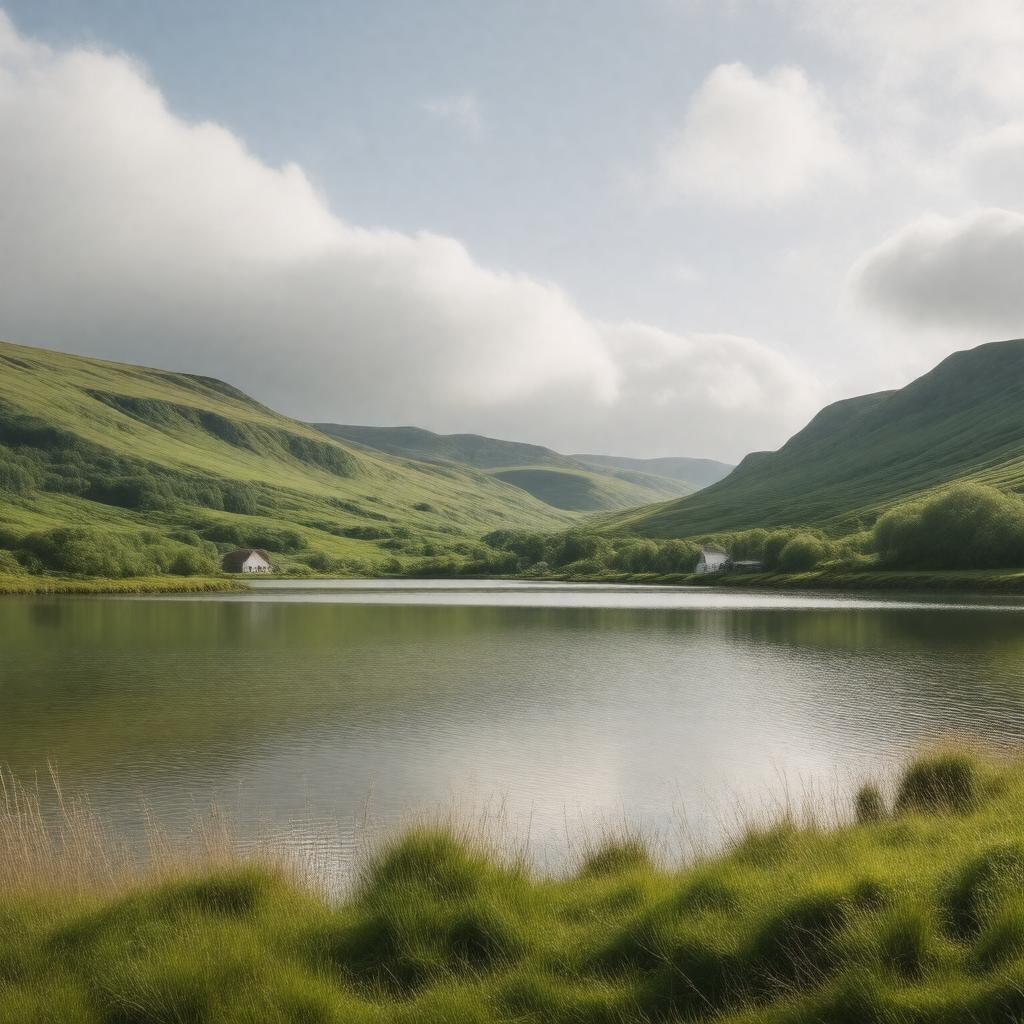 AI-created image of Lochfield, Ayrshire, Scotland