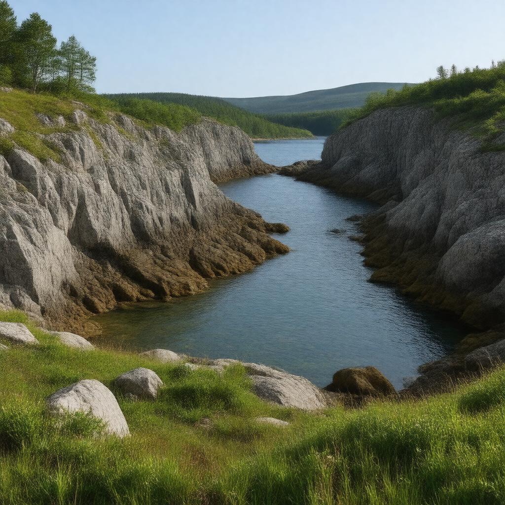 AI-created image of Locke's Cove Provincial Park