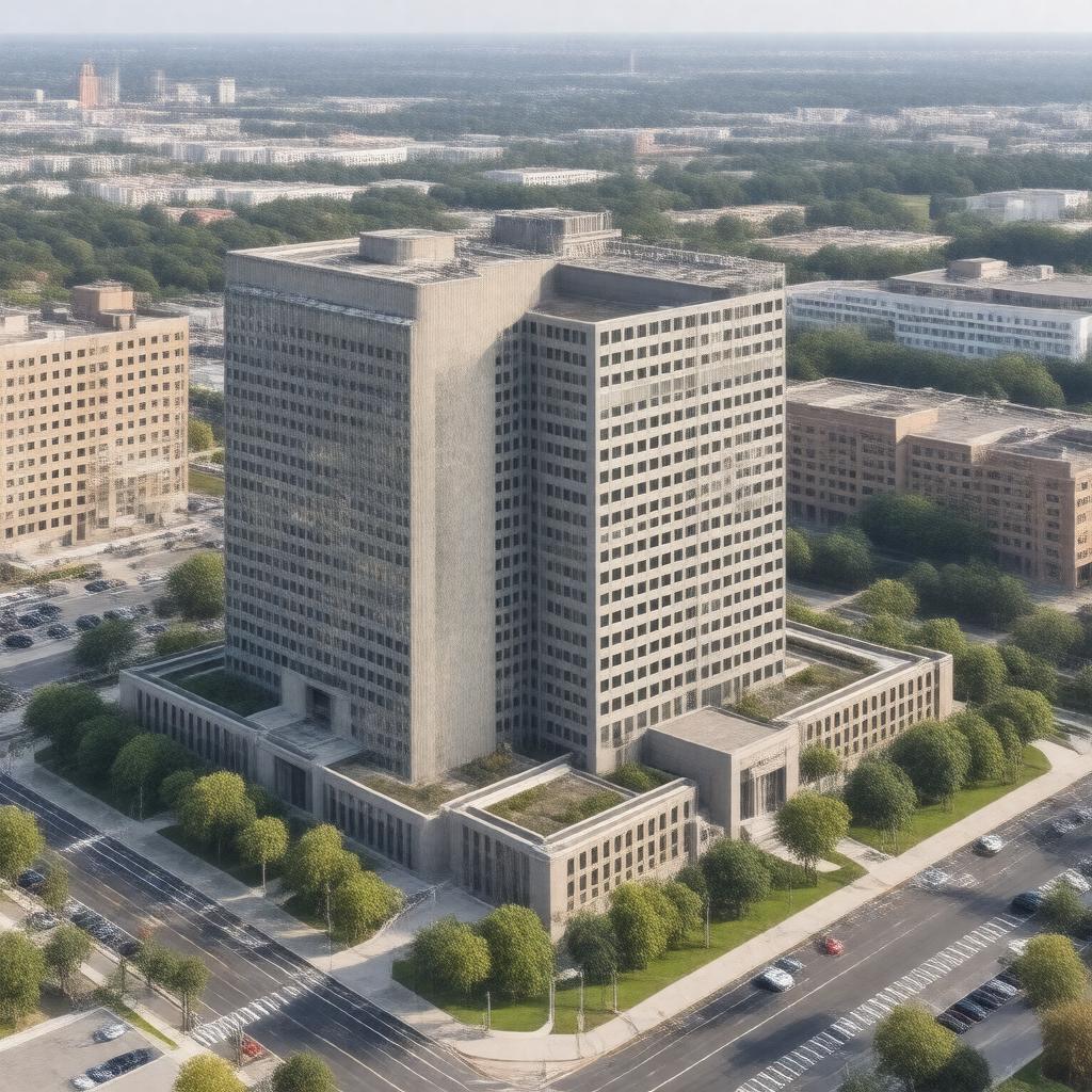Click to view larger image AI-created image of Lockheed Martin headquarters