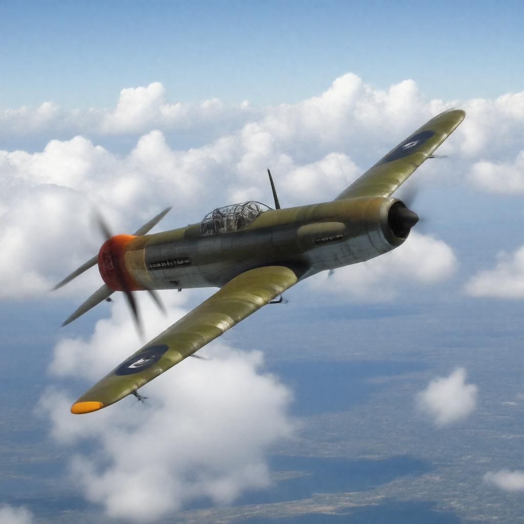 AI-created image of Lockheed P-38 Lightning