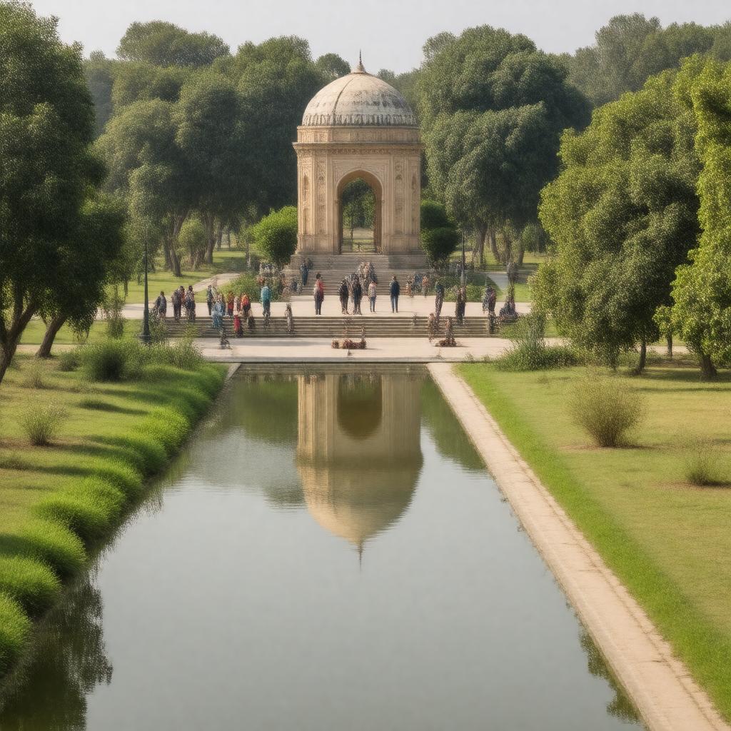 AI-created image of Lodhi Gardens