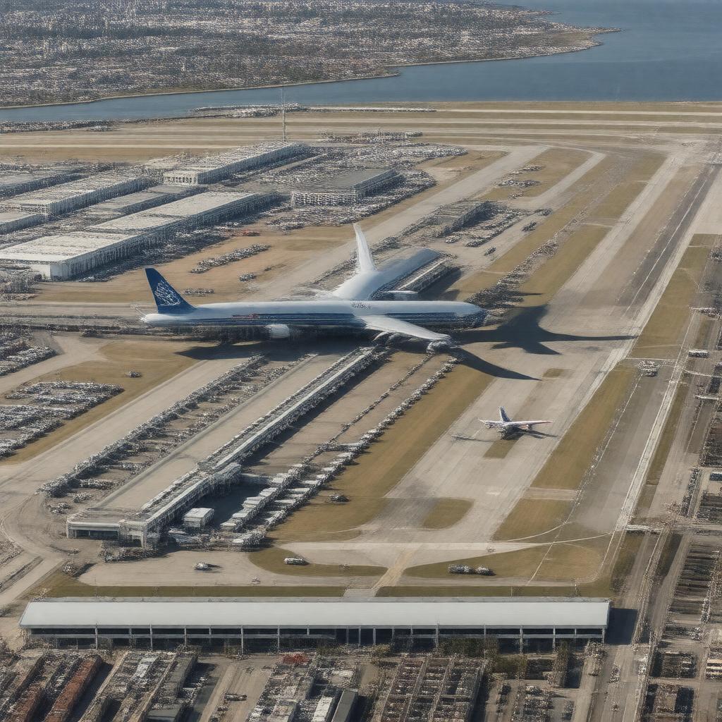 AI-created image of Logan Airport