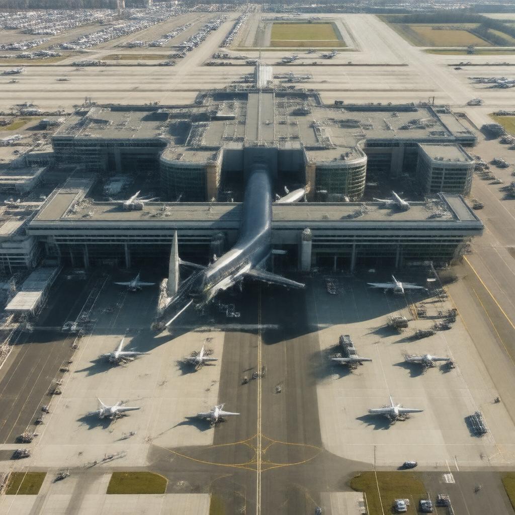AI-created image of Logan International Airport