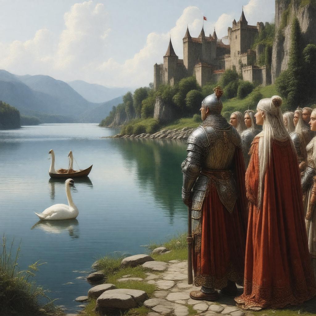 AI-created image of Lohengrin