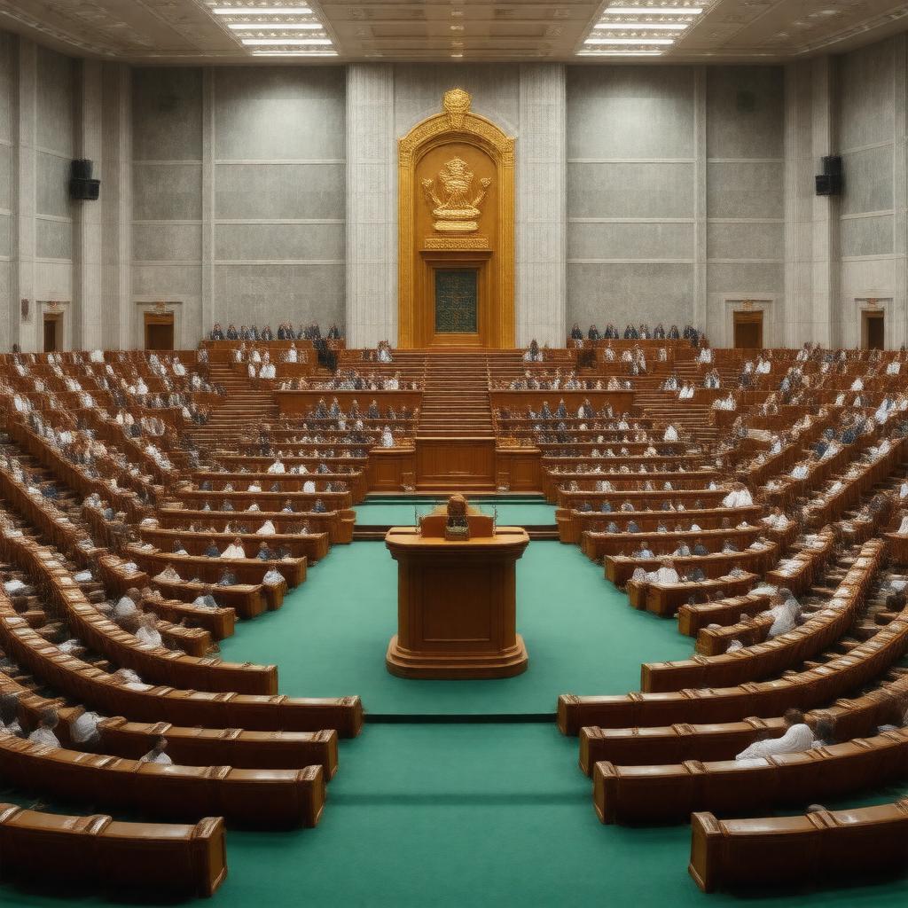 AI-created image of Lok Sabha