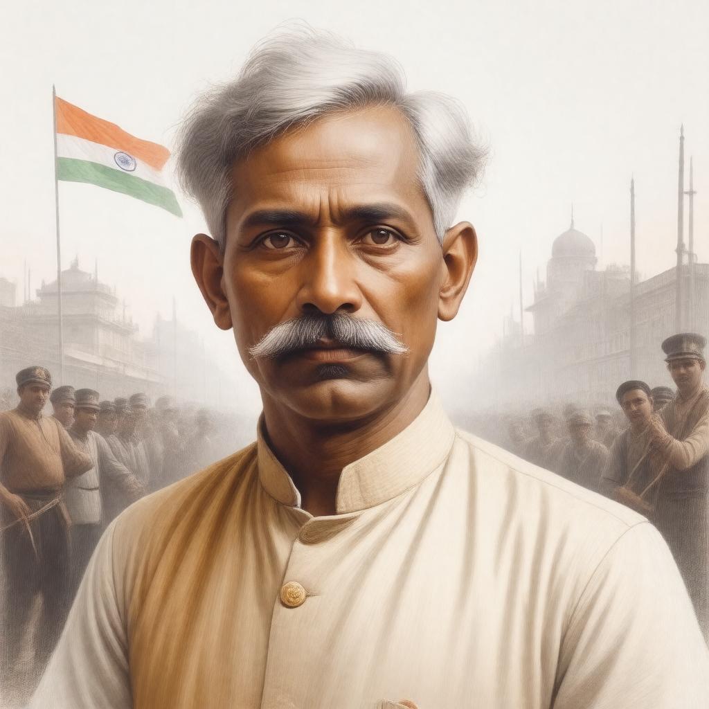 AI-created image of Lokmanya Tilak