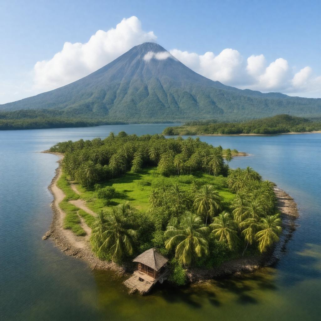 AI-created image of Lombok