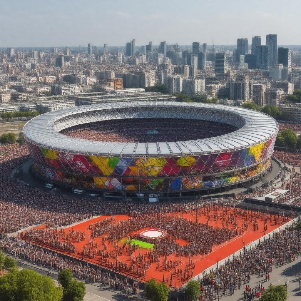 AI-created image of London 2012 Summer Olympics