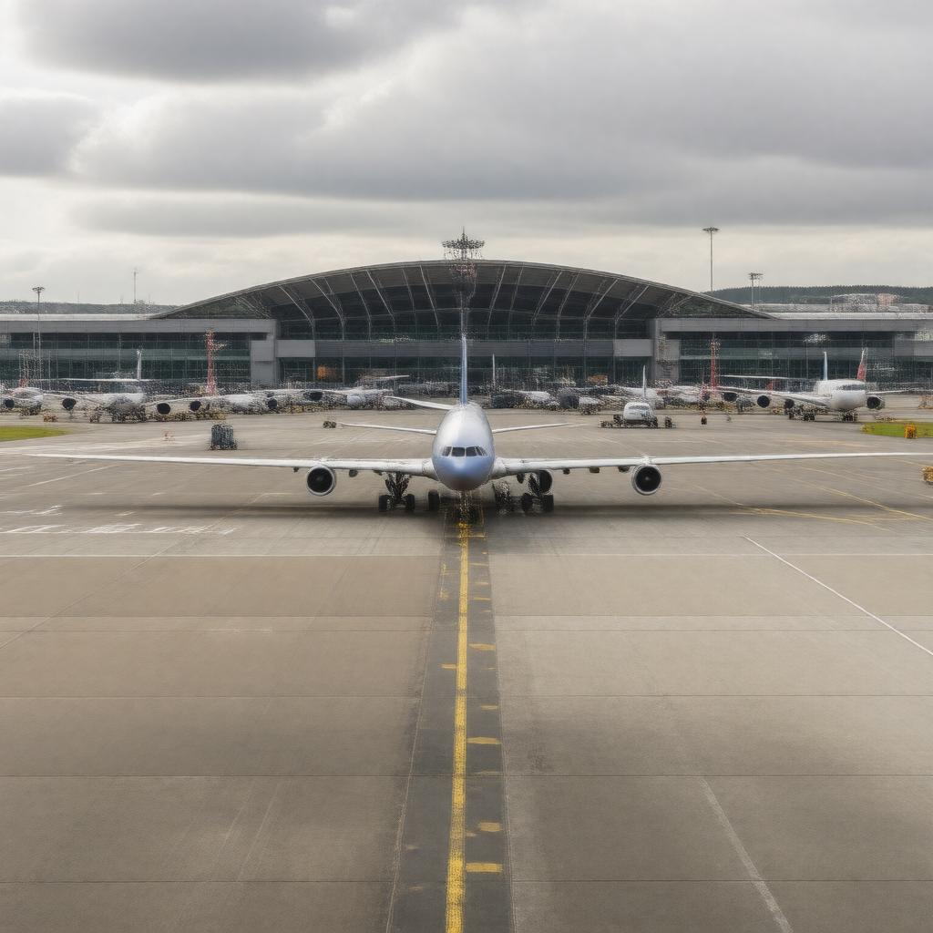 AI-created image of London Airport