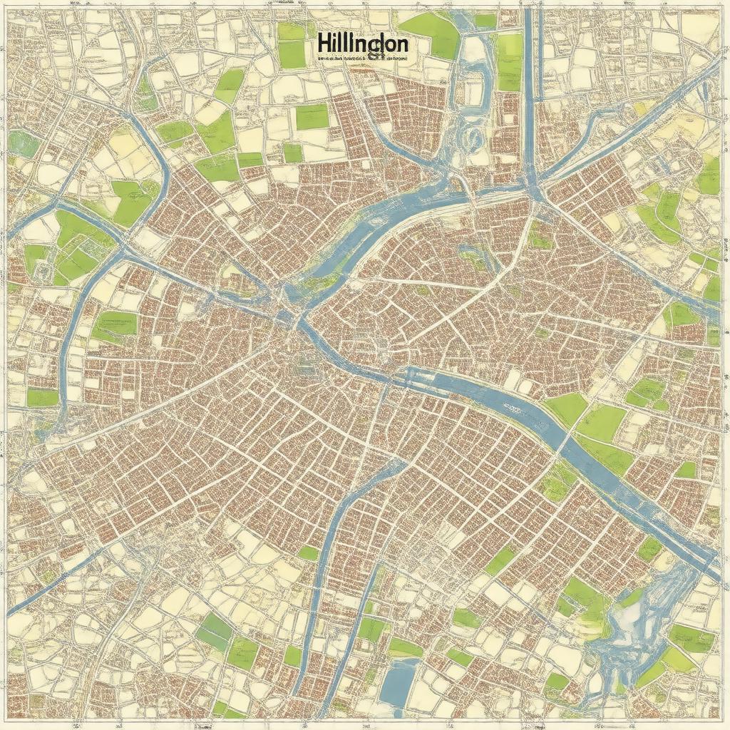 AI-created image of London Borough of Hillingdon