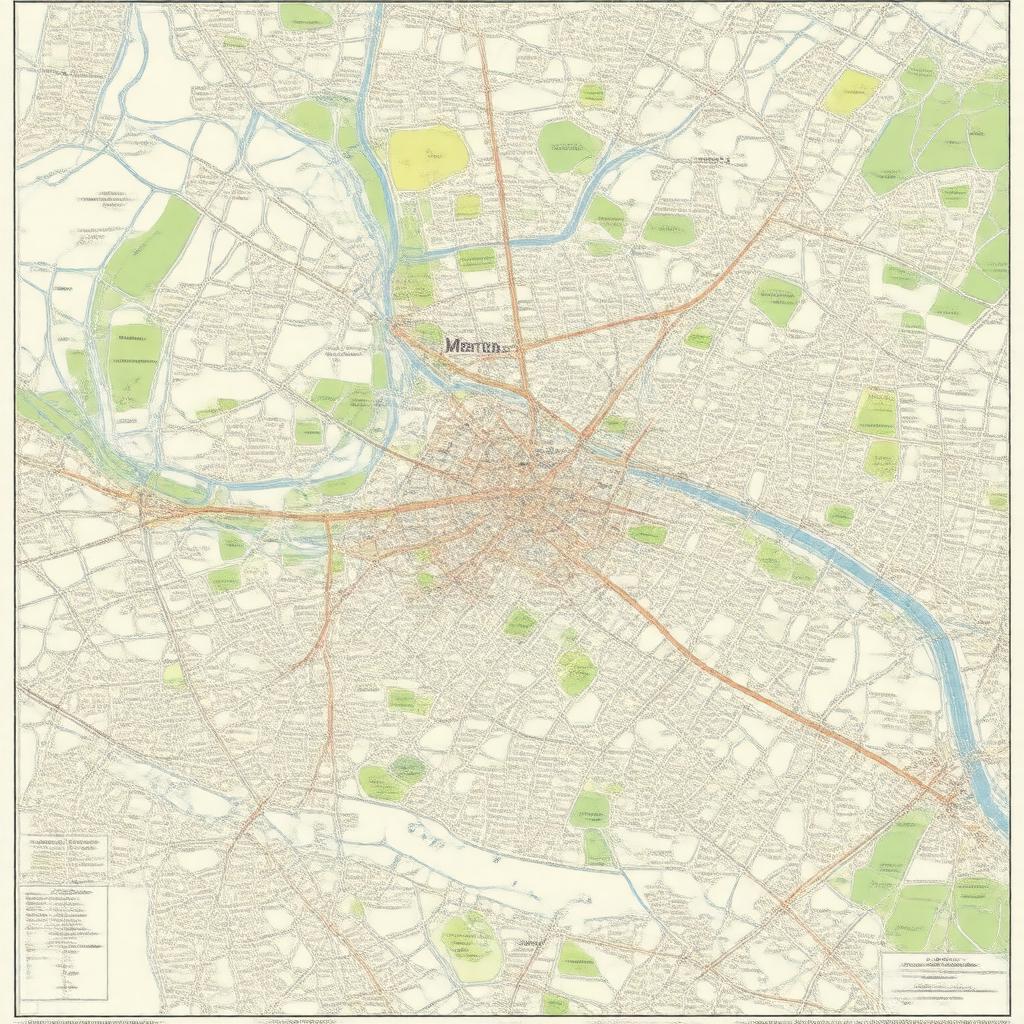 AI-created image of London Borough of Merton