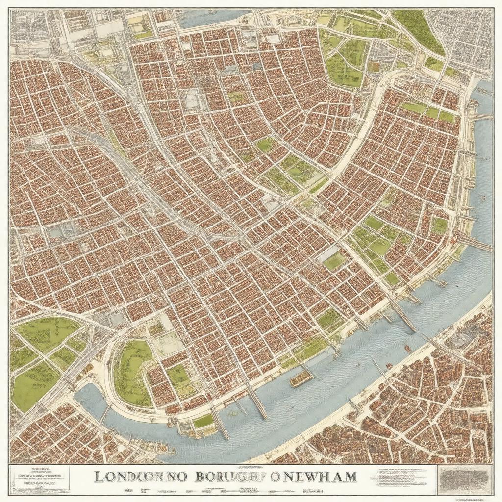 AI-created image of London Borough of Newham