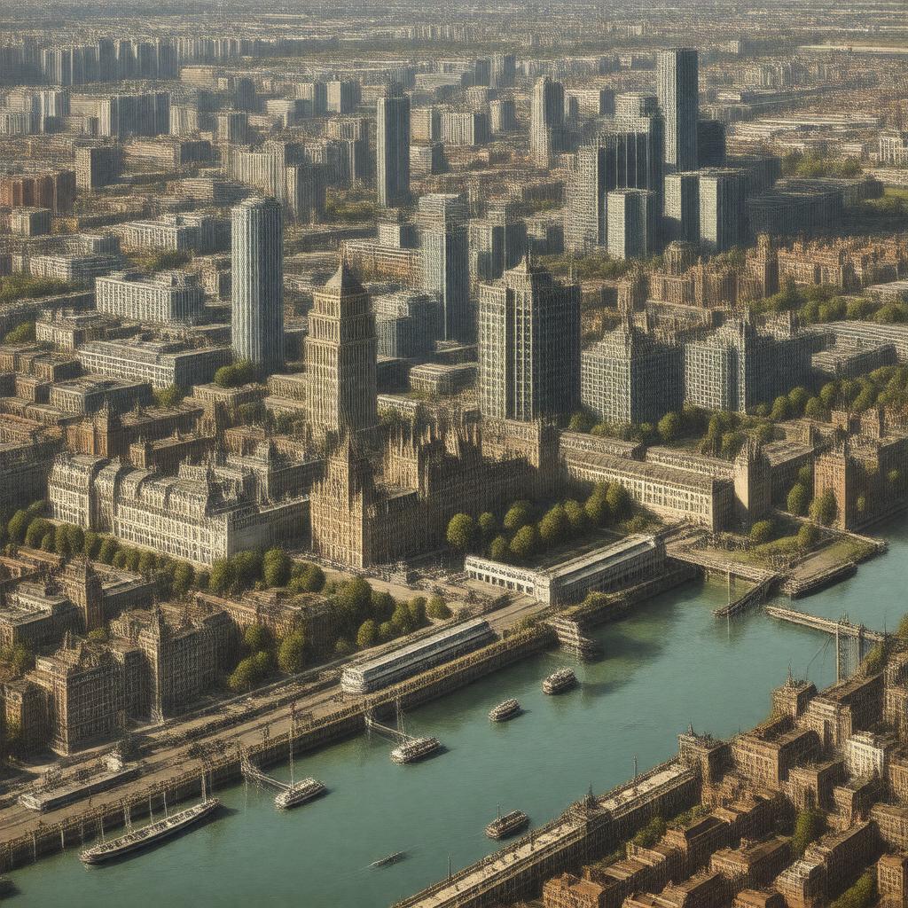 AI-created image of London Borough of Tower Hamlets