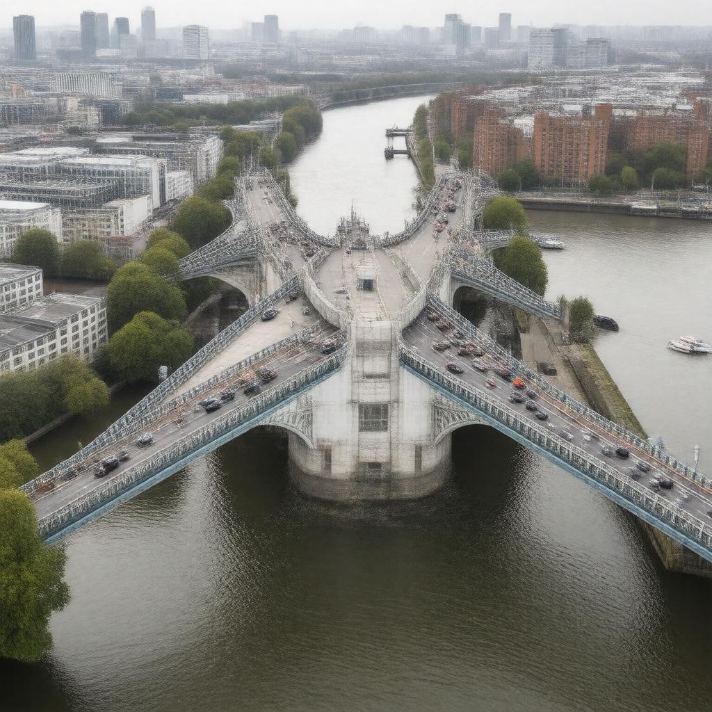 AI-created image of London Bridge, London SE1 9DA, United Kingdom