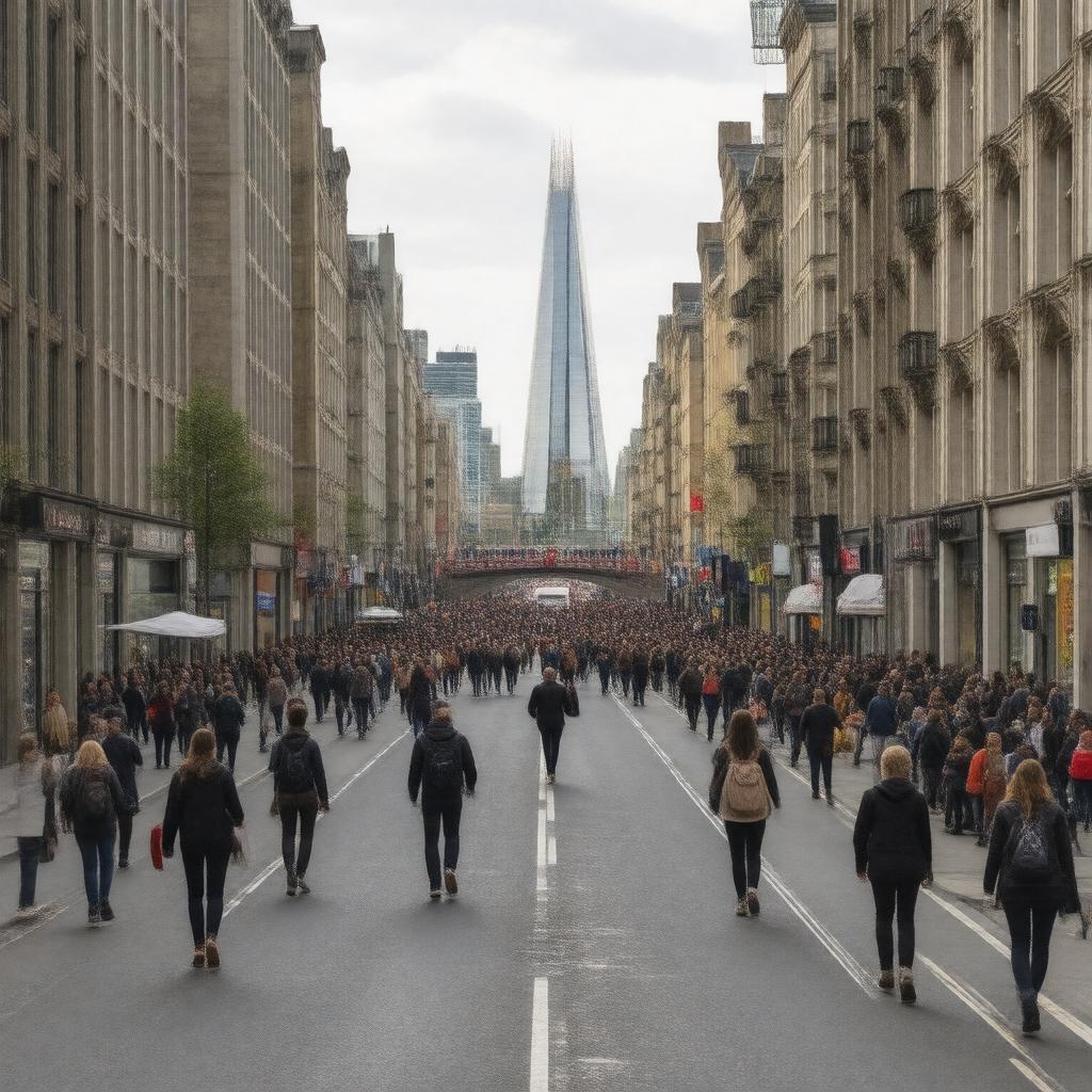 AI-created image of London Bridge Street, London SE1 9SP