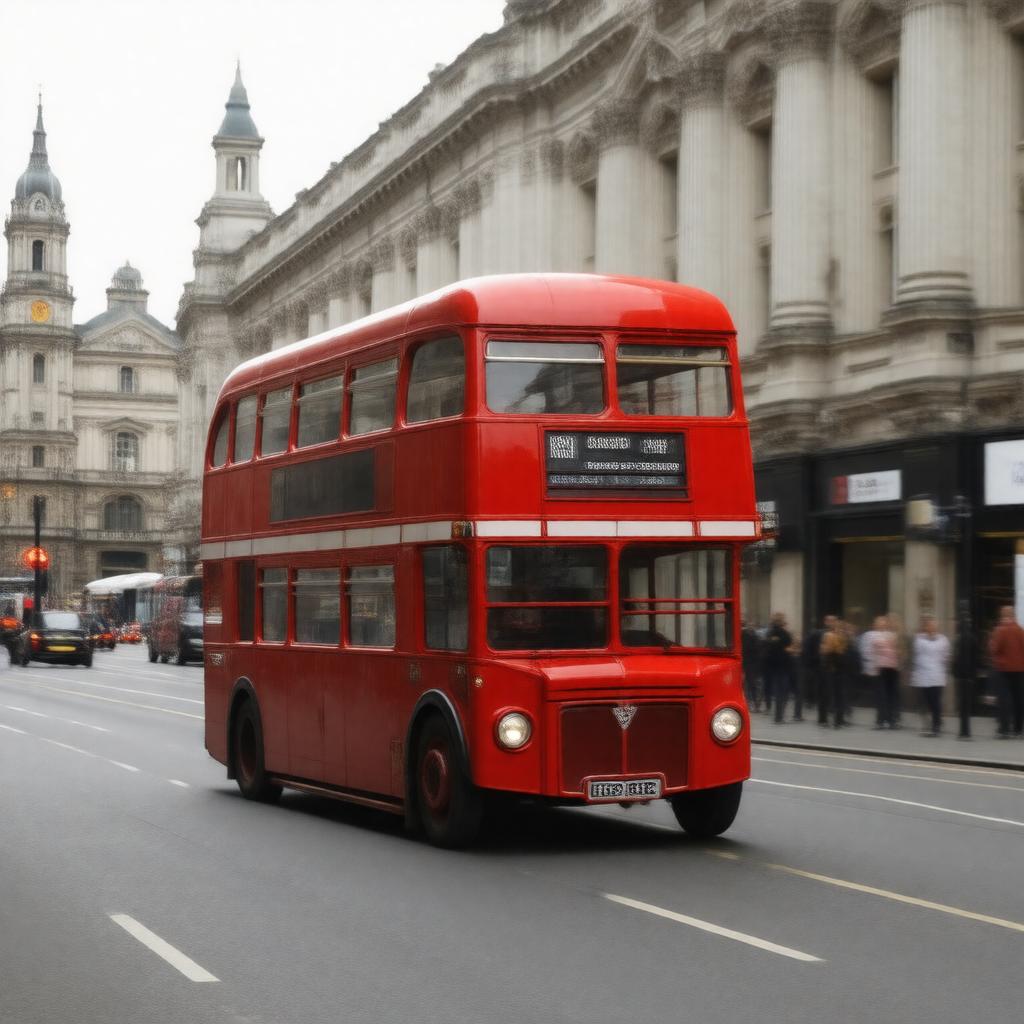 AI-created image of London Buses 10
