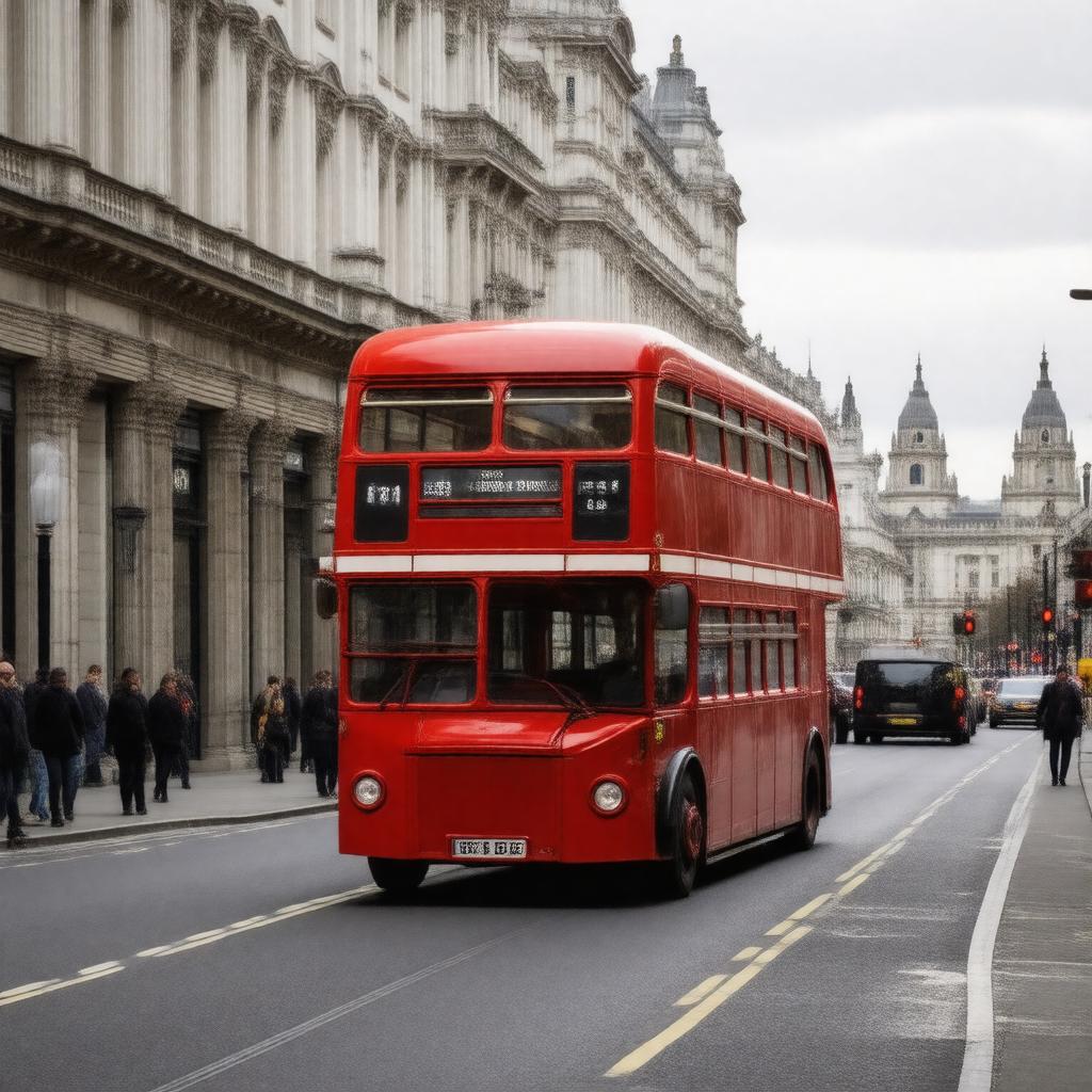 Click to view larger image AI-created image of London Buses 113