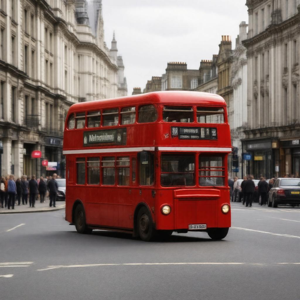 AI-created image of London Buses 134