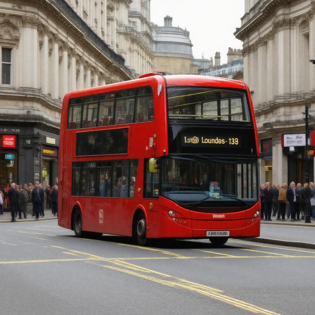 AI-created image of London Buses 139